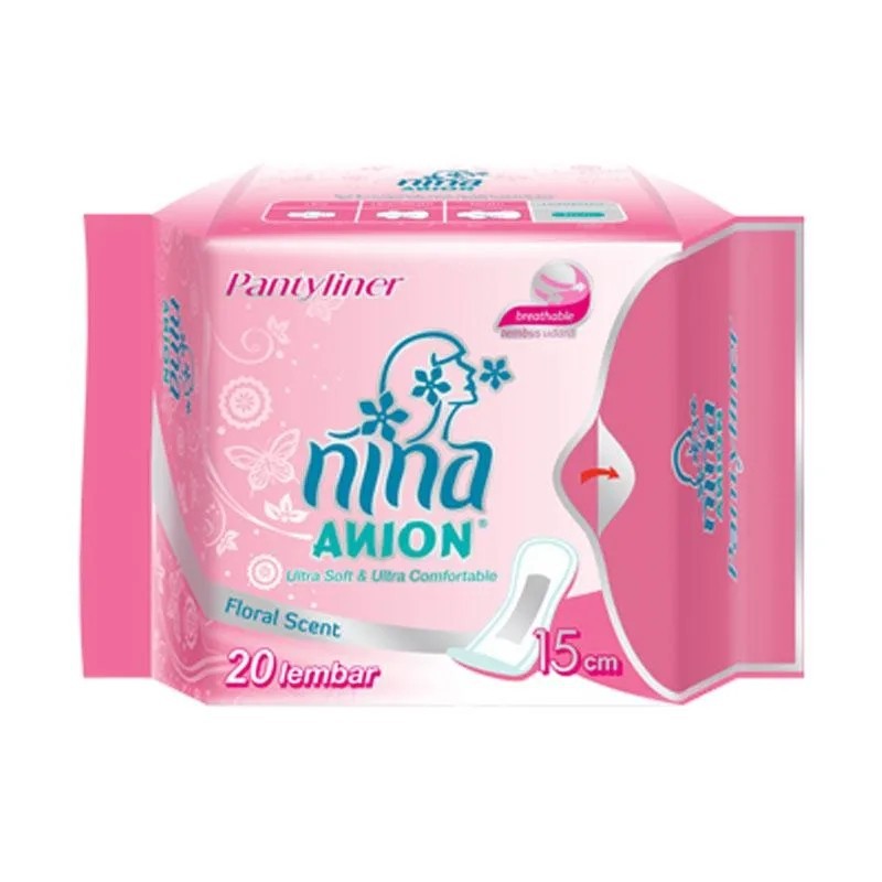 Bagus Nina Anion Pantyliner Floral Scent Pembalut Wanita 15 cm 20's