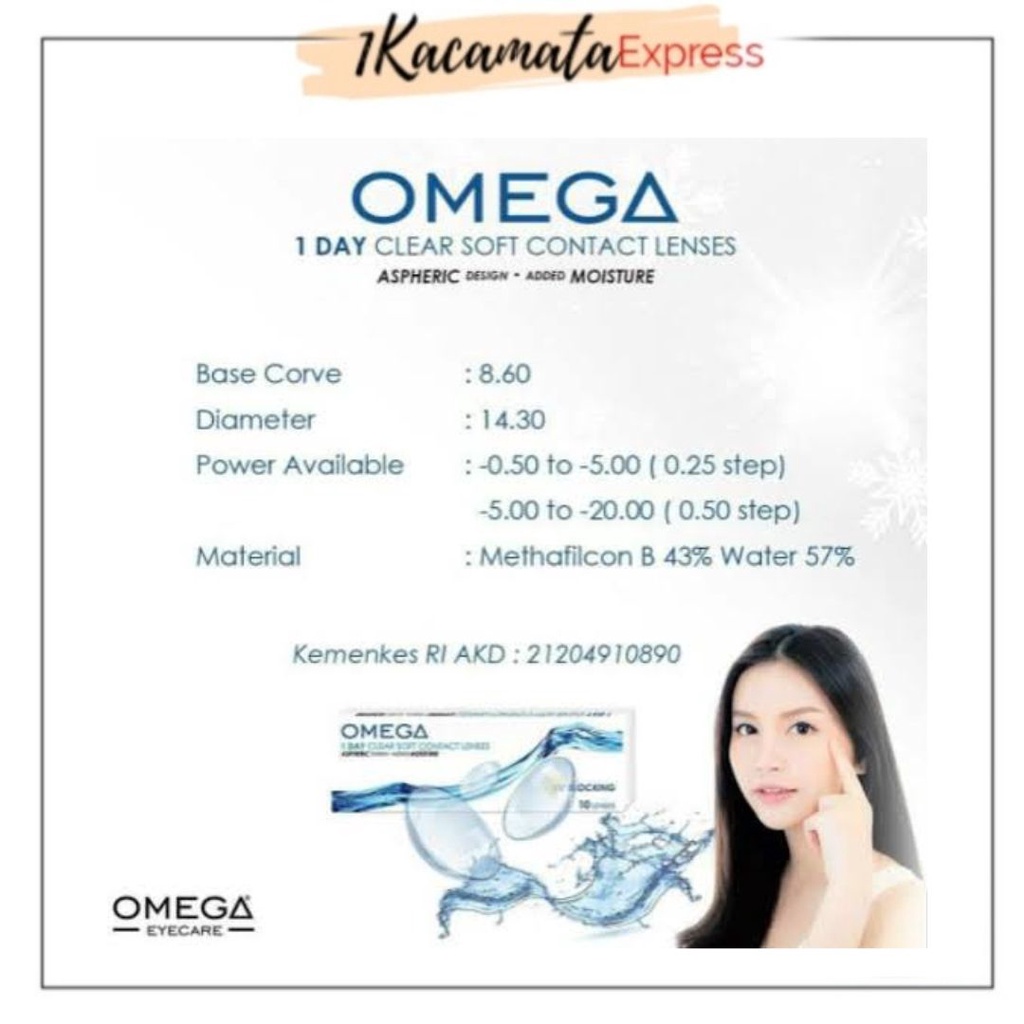 SOFTLENS HARIAN OMEGA MINUS TINGGI