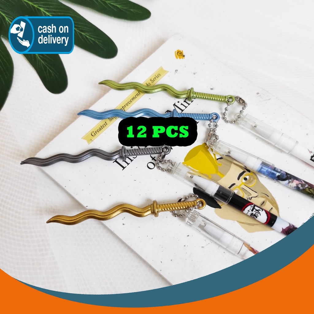 

SELUSIN PULPEN GANTUNGAN PEDANG KRISS DEMON SLAYER KIMETSU NO YAIBA ISI 12 PCS PEN GEL PENA WARNA WARNI BOLPEN