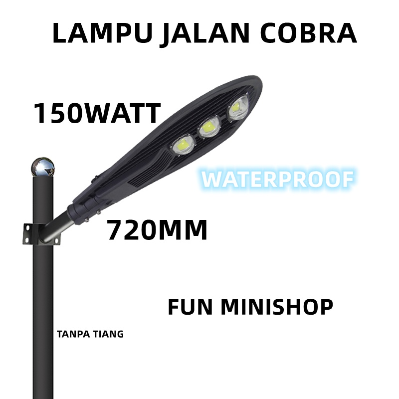 SALE LAMPU JALAN LED 150W PJU LED 150WATT OUTDOOR COBRA