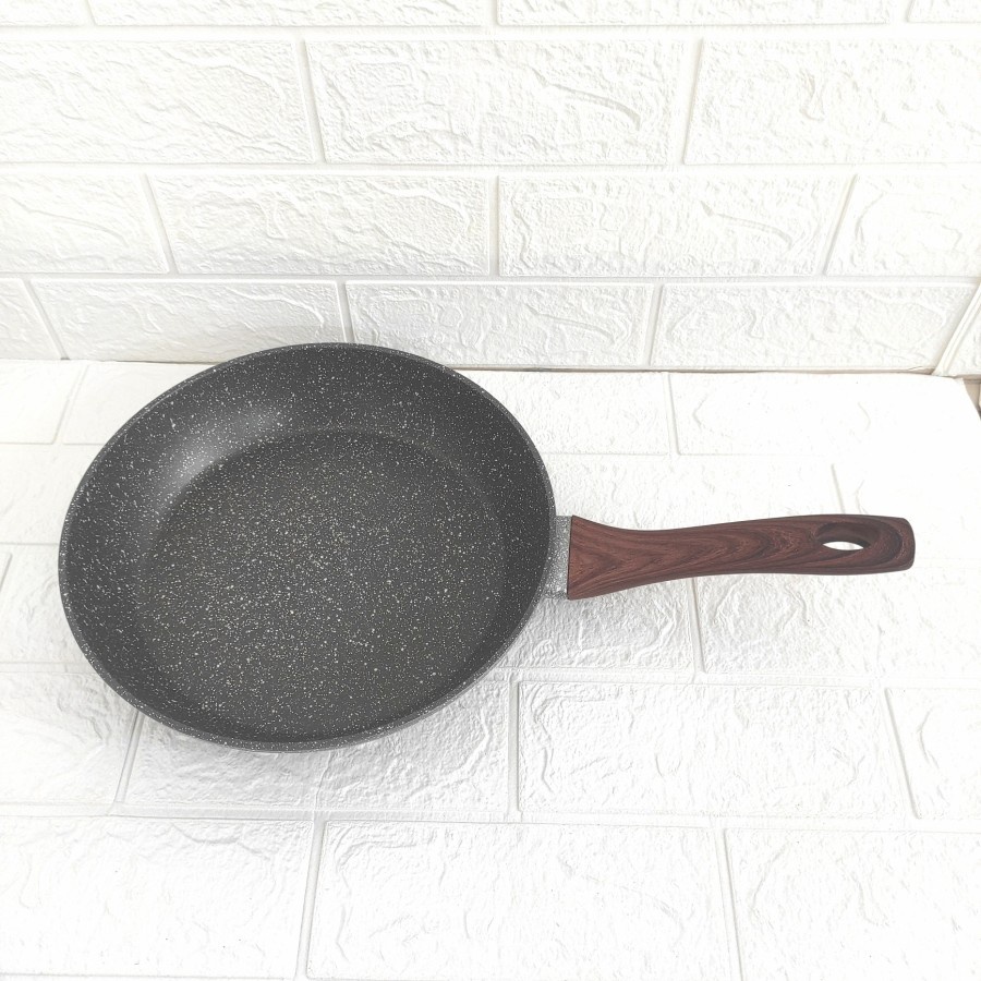 Cypruz Fry Pan Marble Panci Wajan Penggorengan Induksi Anti Lengket 26 cm FP-0633