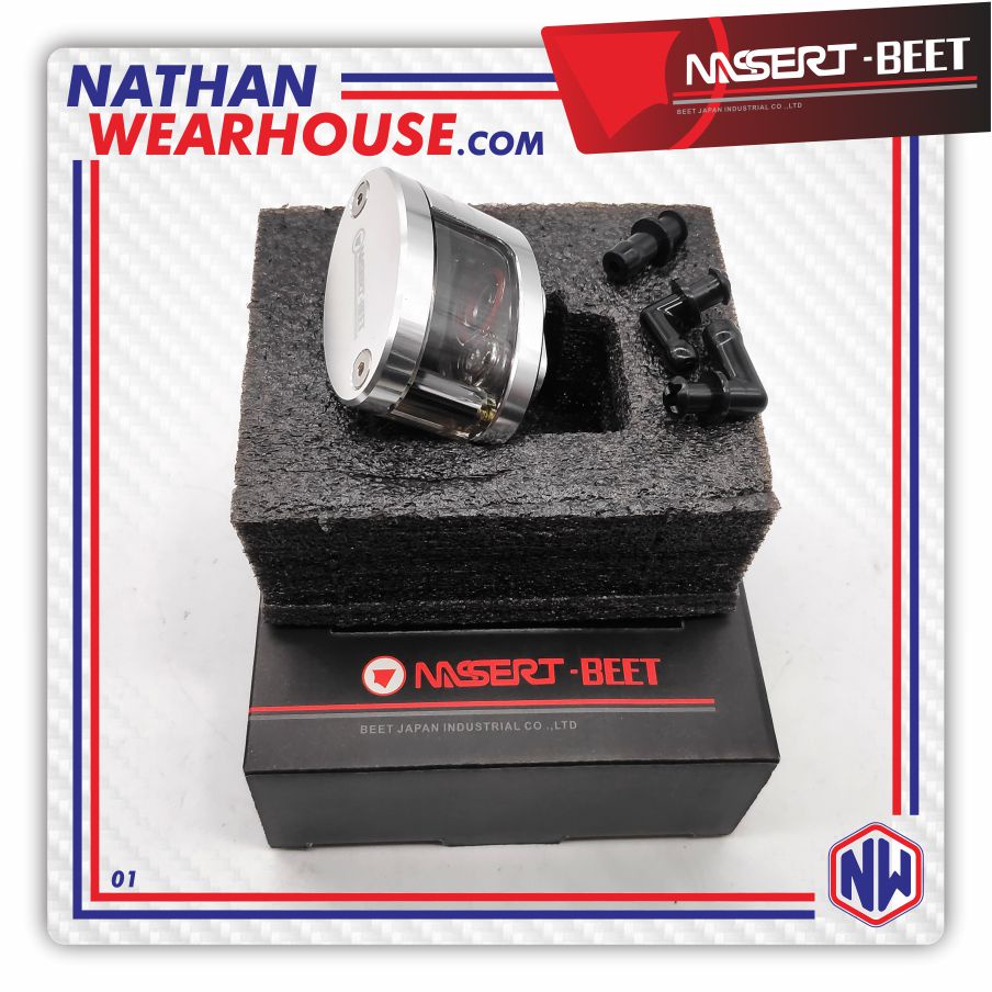 Tabung Minyak Rem Fluid Cap Oil Cup Full CNC Nassert Beet Replika Rizoma R15 R25 Ninja 150 250 CBR ZX25R NB01