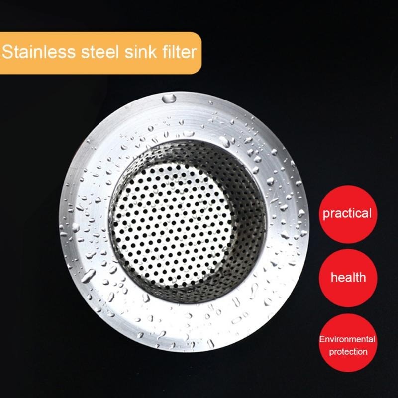 SARINGAN WASTAFEL DAPUR STAINLESS STEEL STRAINER KITCHEN SINK FILTER