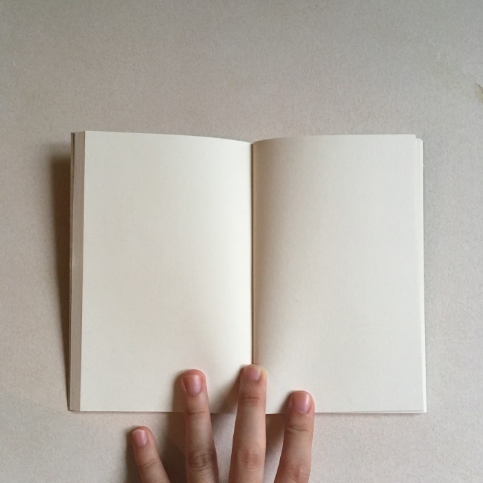 

[RESTOCK] Notebook refill travel size / buku tulis - Cokelat