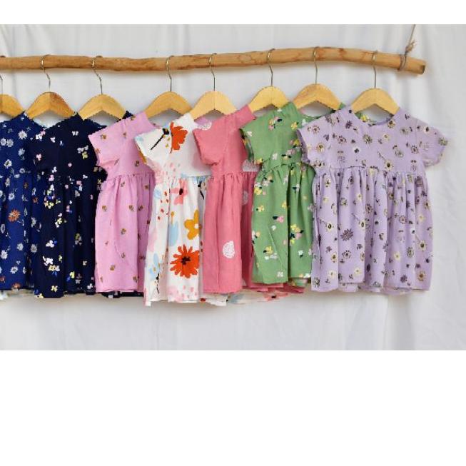 ♡ SUGARLOAF - MILLY DRESS VOL.II - Daster anak/Baju Bayi/Baby Wear/Daily Wear/Katun Rayon ✿