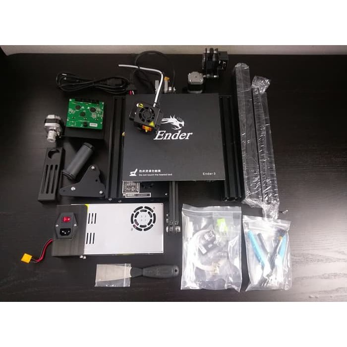 Creality Ender 3 Versi Terbaru 3D Printer Prusa i3 Size Besar V-Slot