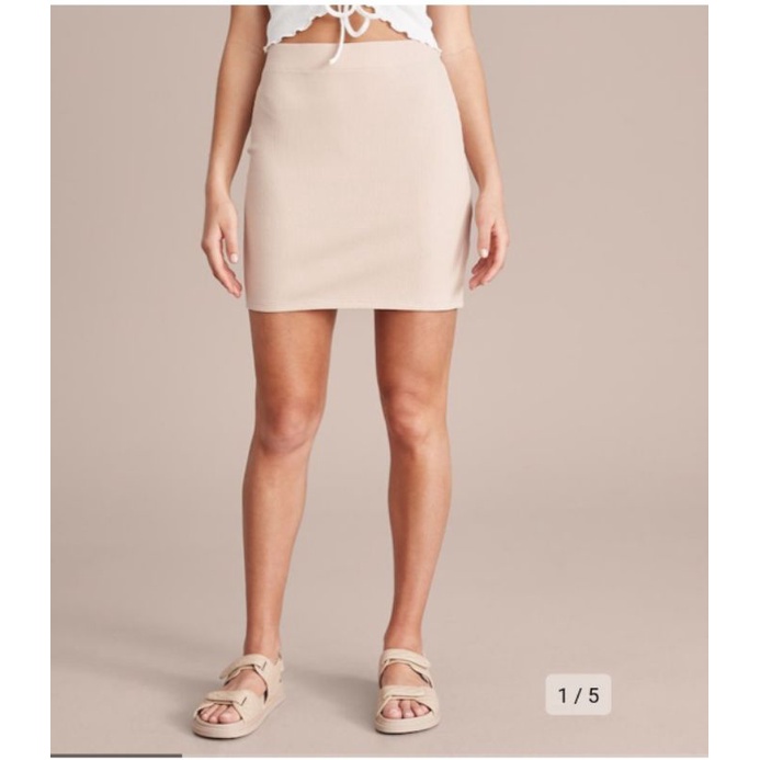 Lily Loves Knit Rib Mini Skirt // Rok Wanita // Branded Skirt-4