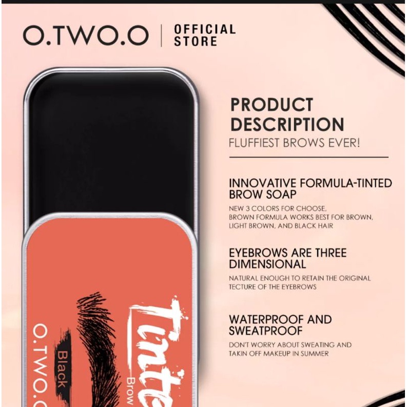 RCS✅ NEW - otwoo / O.TWO.O eyebrow soap gel sabun pembentuk alis