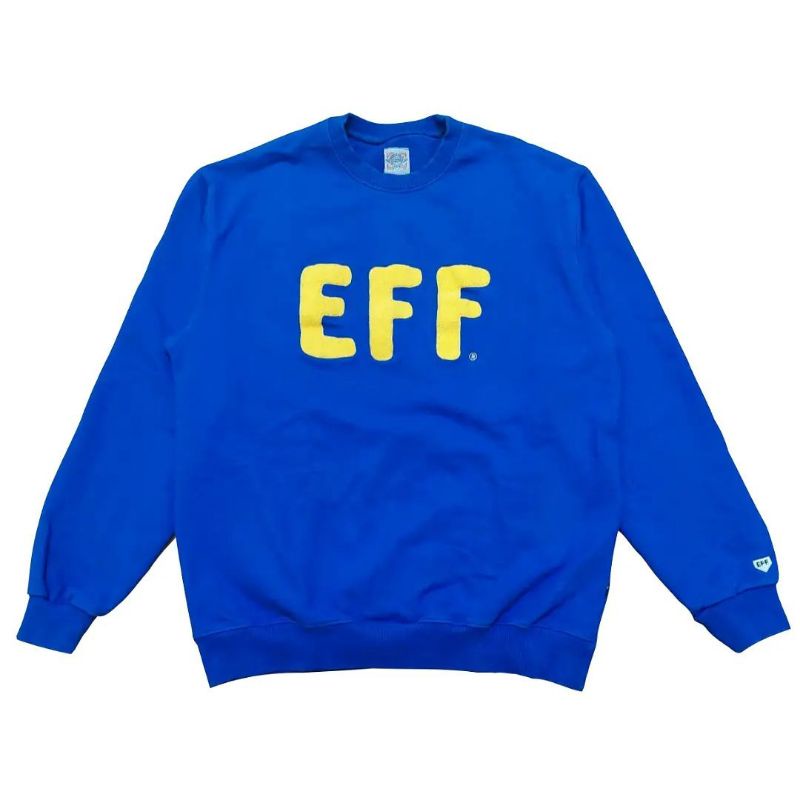 Crewneck Ebbets Field Big EFF Logo Second Original Preloved
