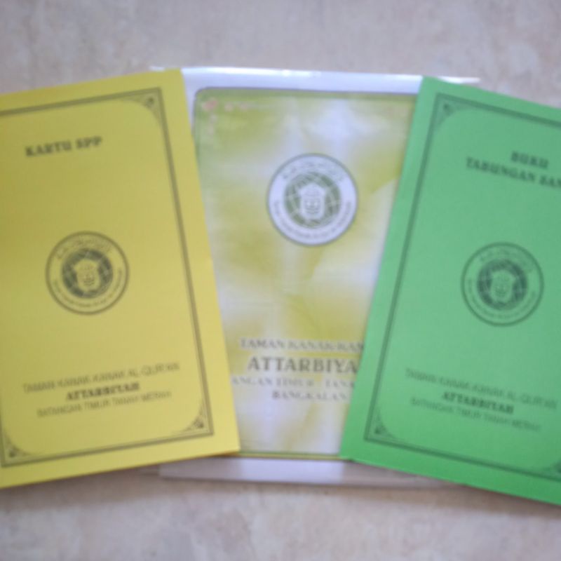 

Buku Tabungan Kartu SPP dan Cover