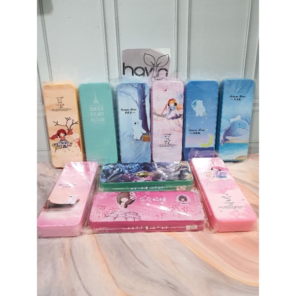 kotak pensil TINGKAT bahan PLASTIK ada KODE PASSWORD/PENCIL CASE-1