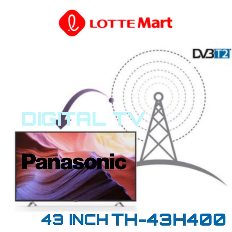 Led Tv Digital Panasonic 43inch Th-43h400 Suport Channel digital