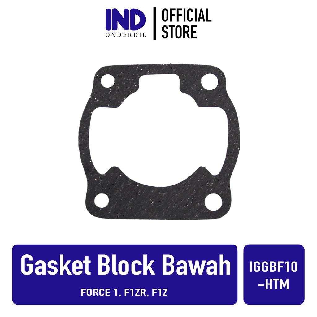 IND Onderdil Gasket Packing Block Bawah Seher Cylinder-Silinder Hitam Force 1-F1ZR-F1Z-F1 ZR