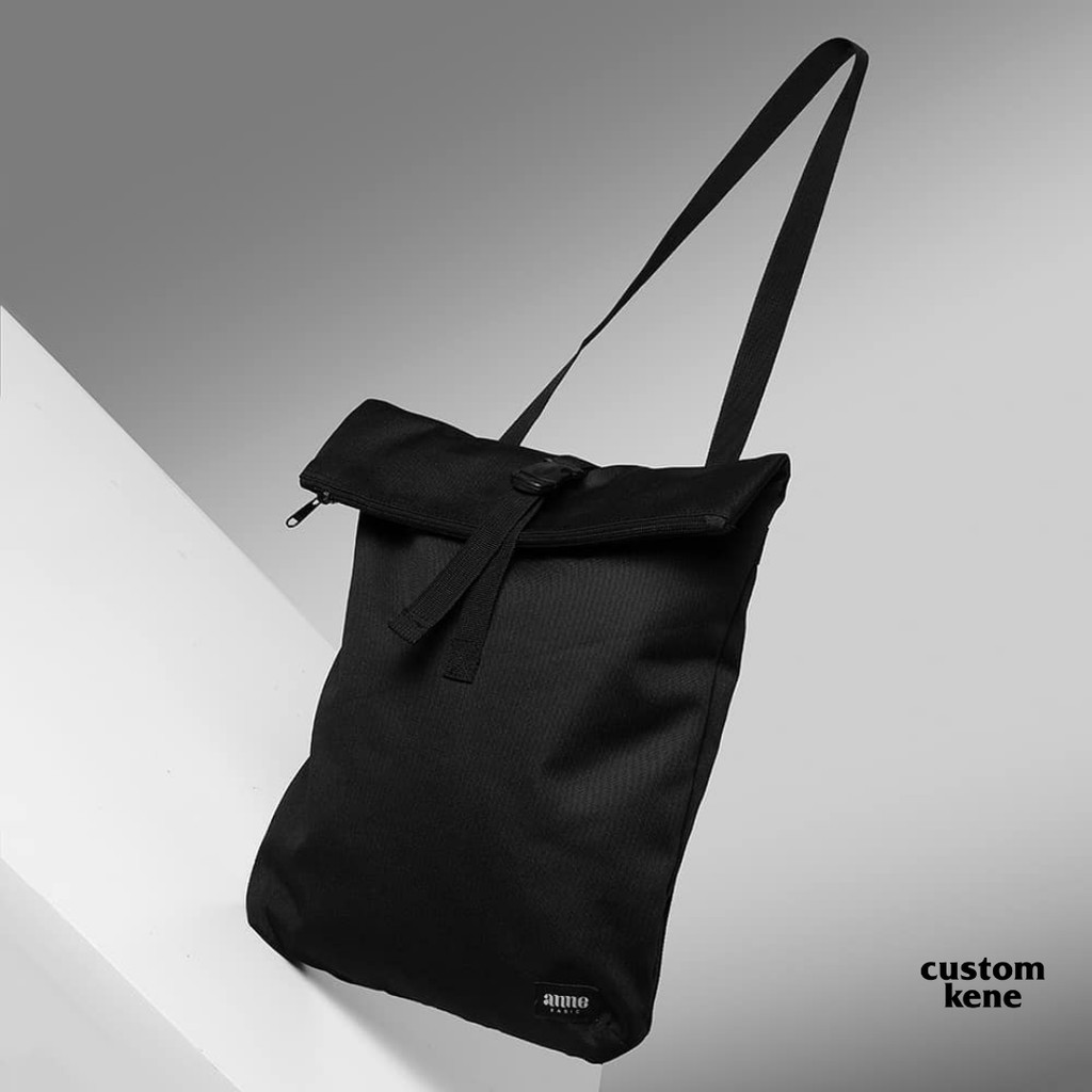 ANNE BASIC Tas Tote Walter Black Totebag