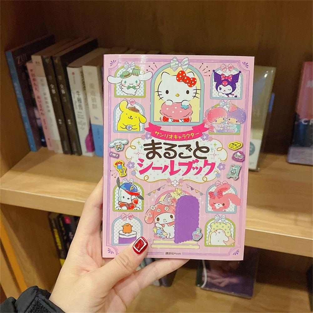 LANFY Japanese Sticker Book Planner Cartoons Sticker Decorative Stickers Kawaii Journal Stationery Album Stick DIY Diary 24 Sheets Scrapbooking