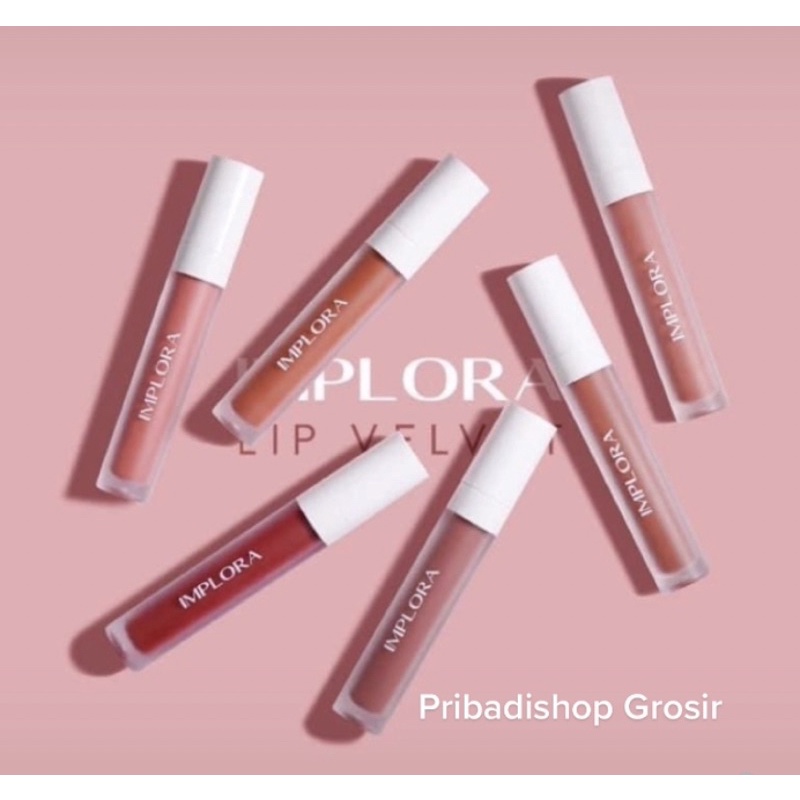 IMPLORA Lip Velvet Lipcream Matte ORIGINAL BPOM