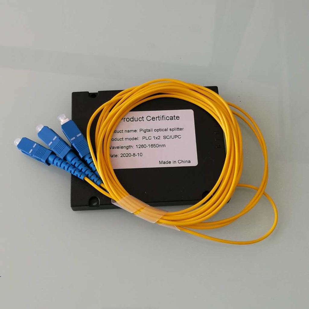 Terbaru!!! Passive Splitter Modular Besar 1 2 SC UPC Fiber Optic Pasif Spliter