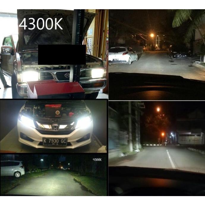 Lampu Hid Mobil H7 Autovision Tuner Pro Bohlam Headlamp Lampu Utama - 6000K Coolwhite Bohlamhid Ayo
