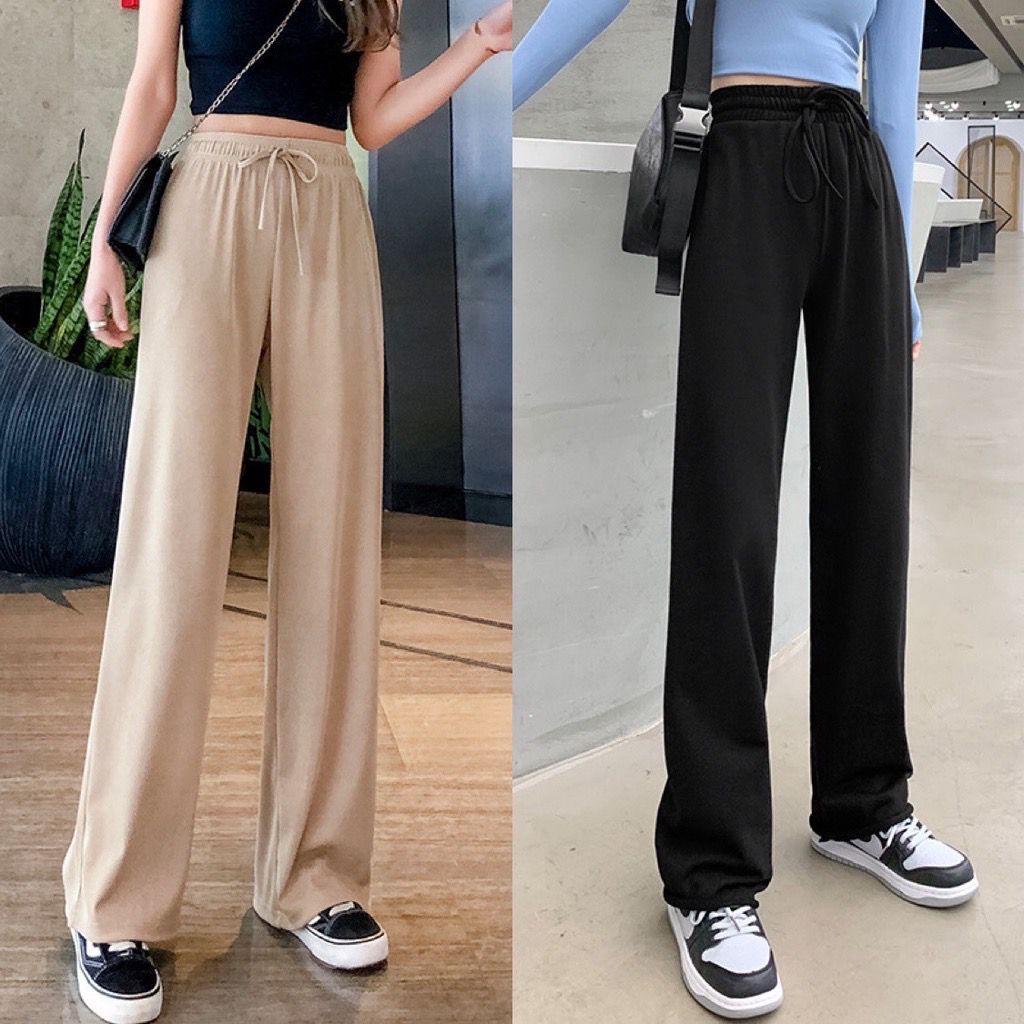 1KG MUAT 3PCS | IRENE KIREY JOLLA PANTS HIGHWAIST KULOT CELANA PANJANG KNIT PREMIUM BEST QUALITY FASHION WANITA TERBEST SELLER