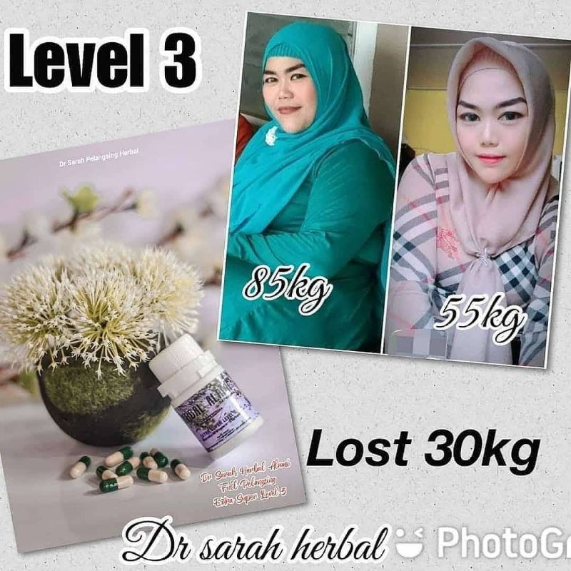 Herbal Pelangsing Dr sarah ori,Pelangsing,Slim,Aman,Bpom