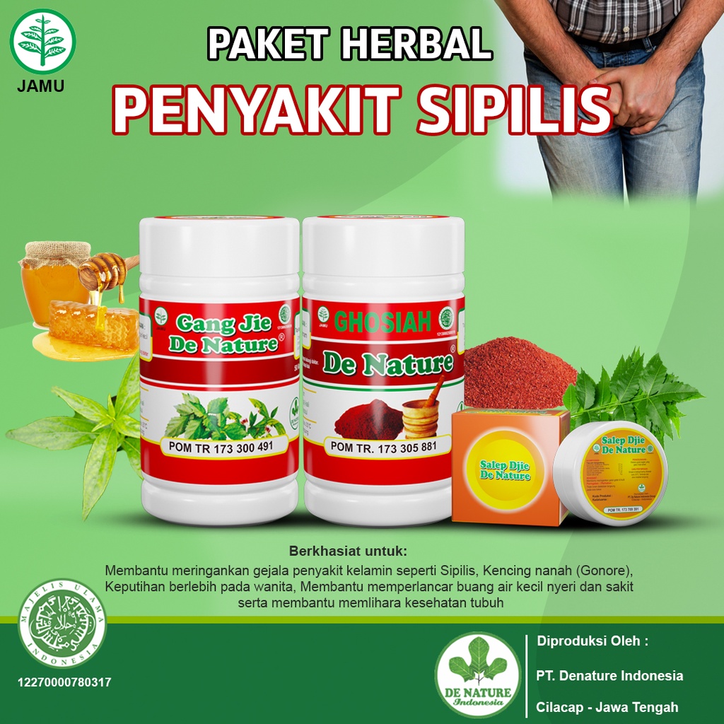 Gang Jie Gho Siah Salep DJie De Nature Obat Sipilis Gonore Kencing Nanah Sakit Infeksi Saluran Kemih