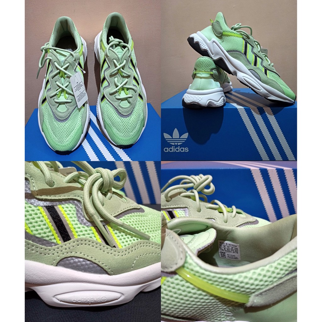 BNIB Sneakers adidas Originals OZWEEGO Glow Green 100% ORIGINAL
