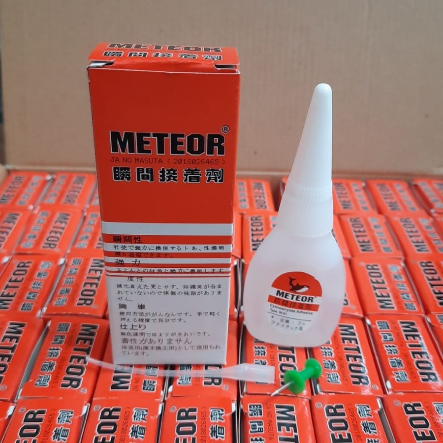 Lem Korea Tetes Cair Meteor Kayu Akrilik Besi Kulit Kuat Super Superglue Instant Glue Excellent - Padasamah