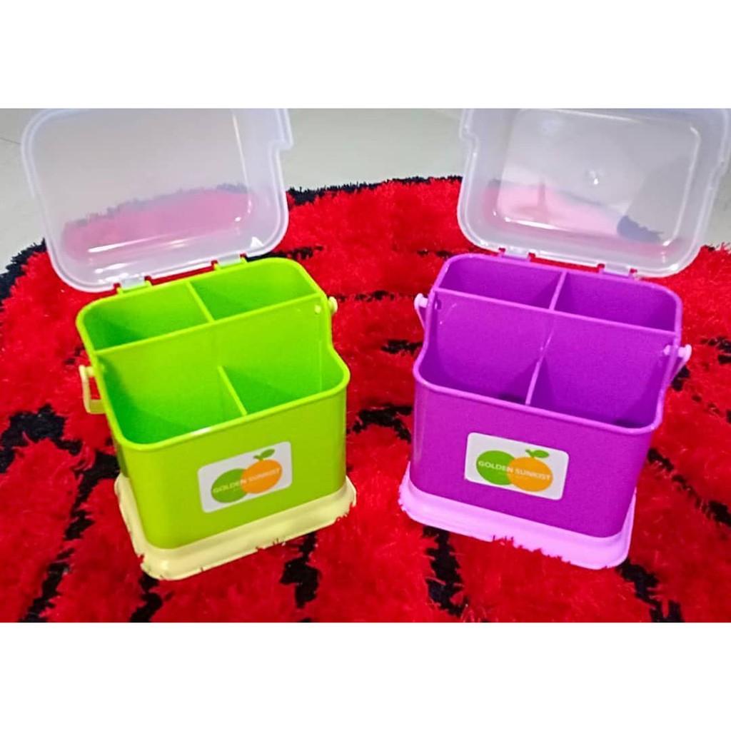 Tempat Sendok Garpu Golden Sunkist, Tempat Sendok Tutup Golden Sunkist