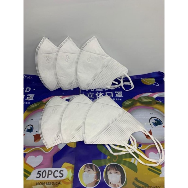 MASKER DUCKBILL ANAK 3PLY ISI 50PCS usia 5-15th