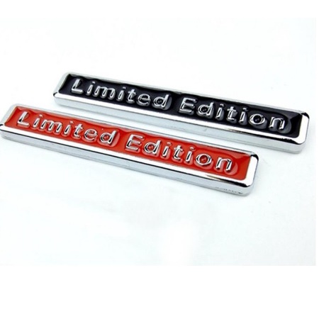 Emblem Limited Edition Bahan Metal 013