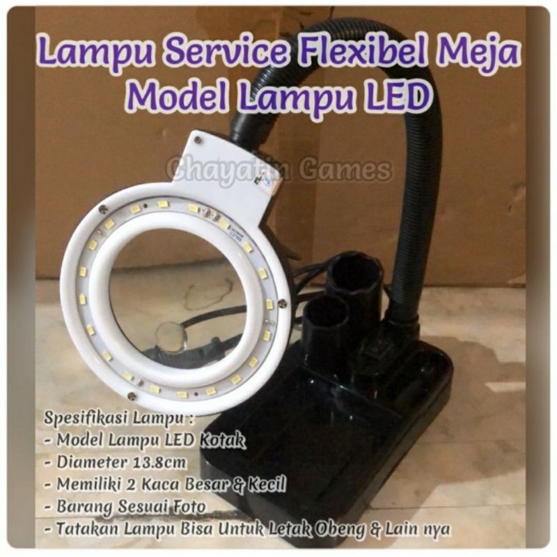 Lampu Servis LED - Lampu Belajar LED - Lampu Meja Belajar LED
