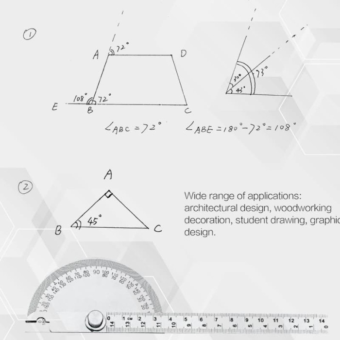 

Hemat Penggaris Busur 180 Derajat Penggaris Drajat Sudut Angle Ruler 14.5Cm Bergaransi