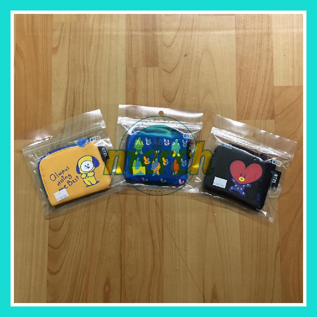OFFICIAL BT21 - CHARACTER CARD POUCH