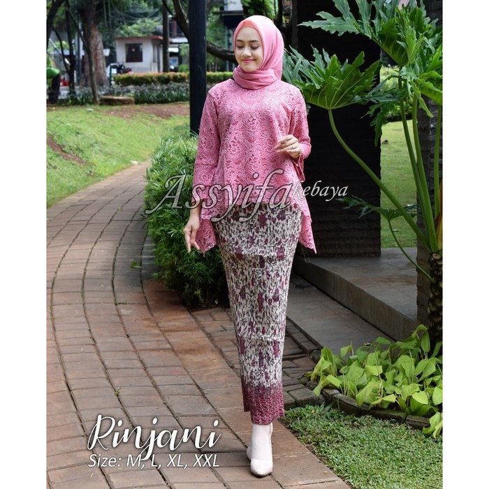 Set Kebaya Rinjani Brokat set kebaya brokat Kebaya Pesta