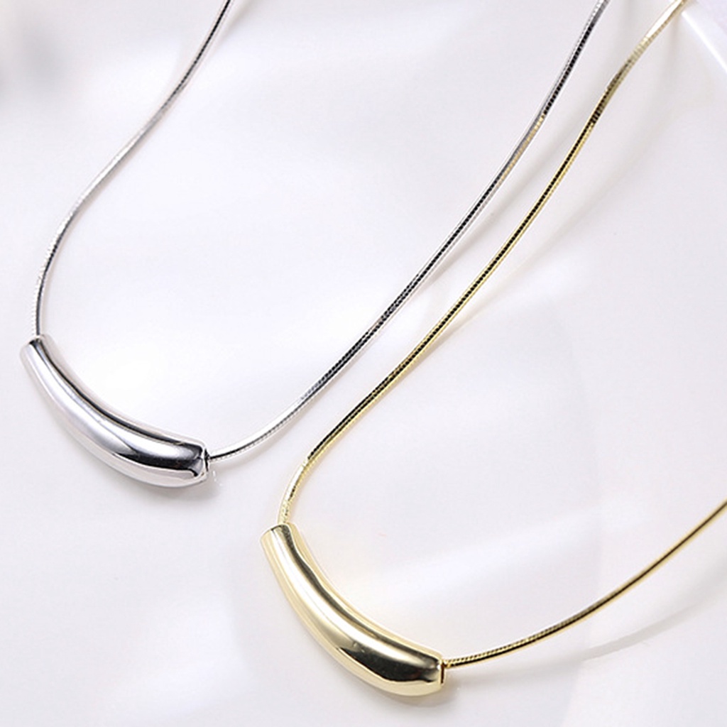 Hu Hu Hu Hu Hu Alat Bantu Pasang Kacamata♡ Kalung Rantai Klavikula Pendek Desain Terong Untuk Aksesoris Perhiasan Wanita