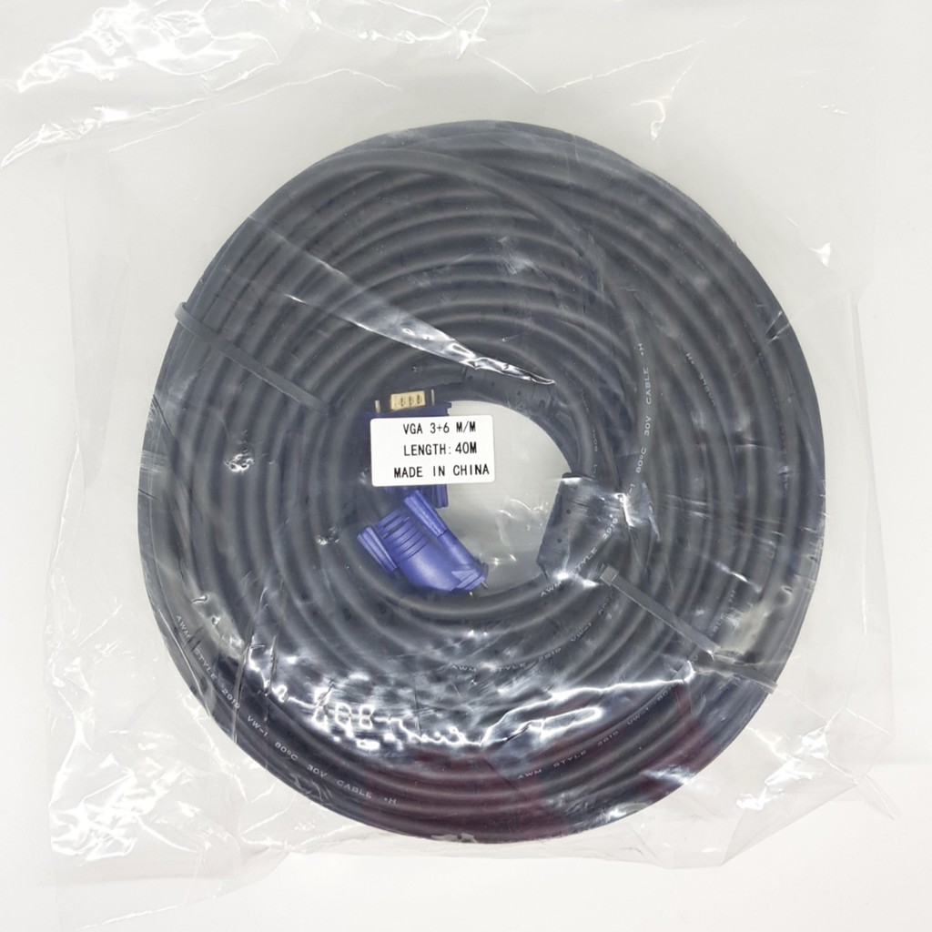 SKU-1063 KABEL VGA 40M HIGH QUALITY (GOLD PLATED) / VGA 40 METER 40 M