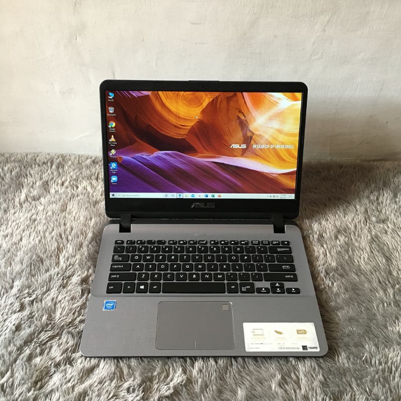 Laptop Asus Vivobook A407MA Intel N4000 4GB HDD 1TB WIND10 + OHS Mulus