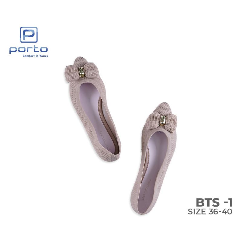 Sepatu karet wanita porto BTS, nyaman, Sepatu jelly perempuan fariasi pita