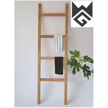 Gantungan Jemuran Tangga Rak Kayu Minimalis Laders Hanger ORIGINAL Tempat Baju Celana Kerudung