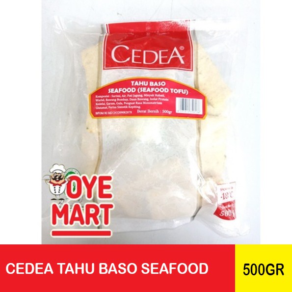 CEDEA TAHU BASO SEAFOOD 500GR