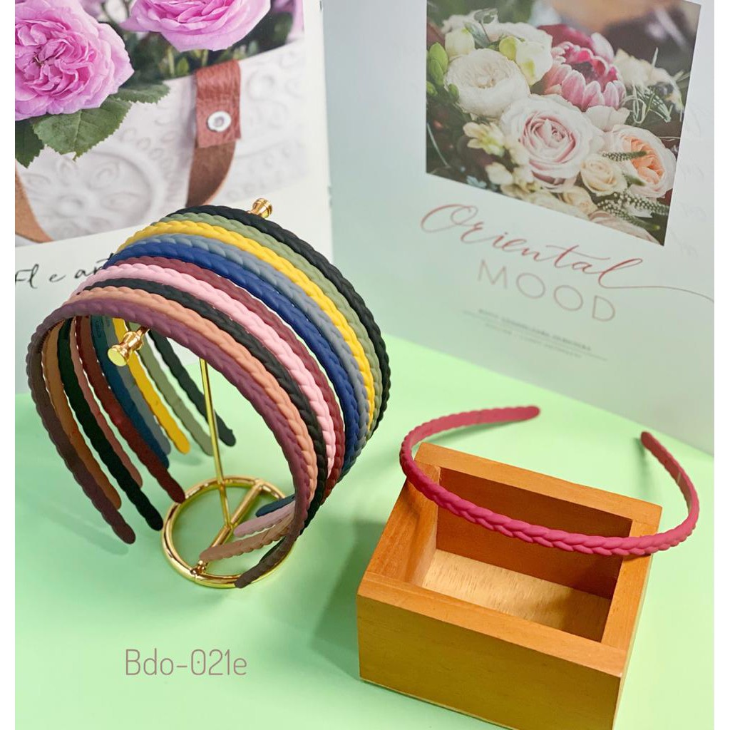 AZAHRA BANDO KOREA DOFF POLOS BANDO THIN MATTE HEADBAND BANDO MATTE BANDO PREMIUM WARNA