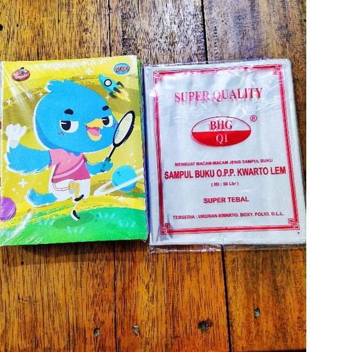 

Sampul buku OPP Plastik Quarto (1 pak Isi 50 lembar)