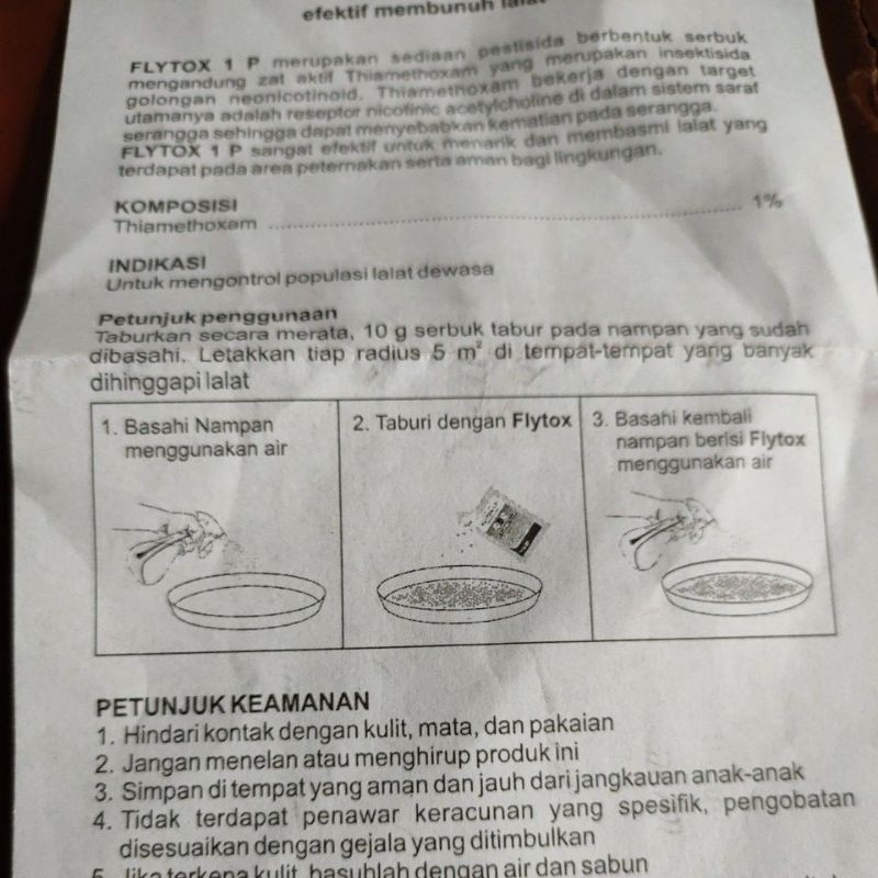 flytox 1p obat lalat 10gram