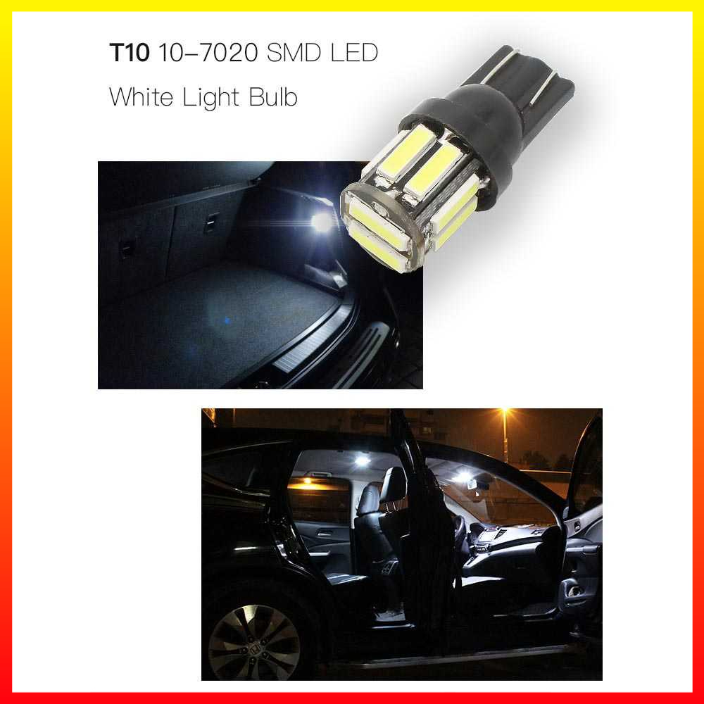 2 PCS Lampu Senja Indikator Spidometer Plat Nomor Sisi Pintu Bagasi Mobil Headlight LED T10 W 5 W SMD 7020 Cool White JIAMEN - OMRSJ0BK