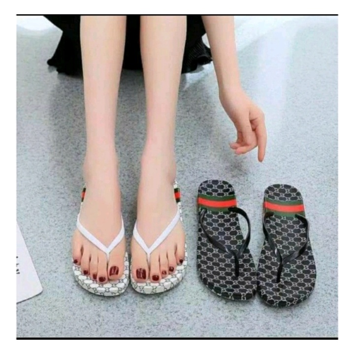 Sandal Jepit GC Bahan Spon Empuk Lucu Murah