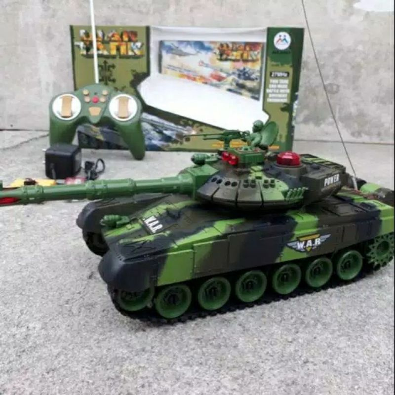Mainan Remote Control Tank Army War Tank