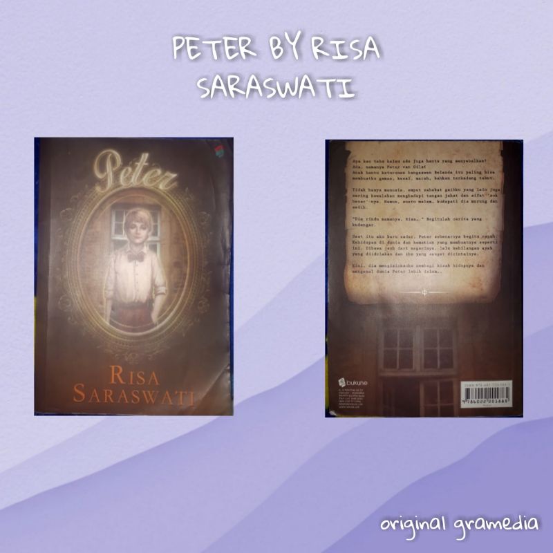 Preloved Novel Peter By Risa Saraswati
