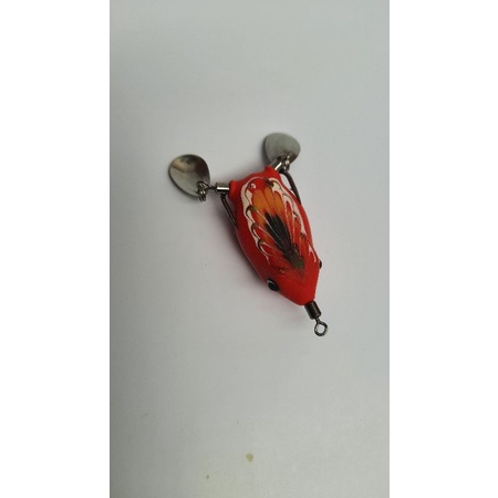 SOFT FROG  DOBLE BLADE  Premium Predator Hunter 4cm / 6gr Kemasan kotak lure sperti di gambar