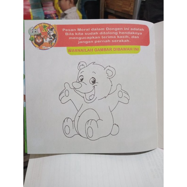 Buku Seri Fabel Inspiratif Tuan Beruang &amp; Monyet (19×19cm)