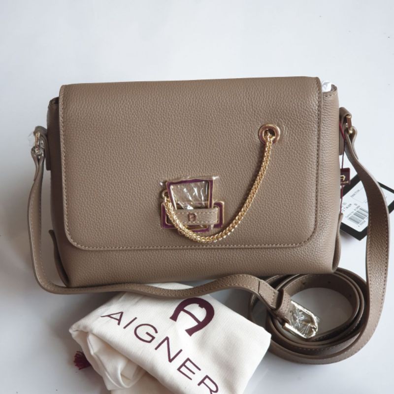 Tas Cewek Aigner Isabella Taupe
